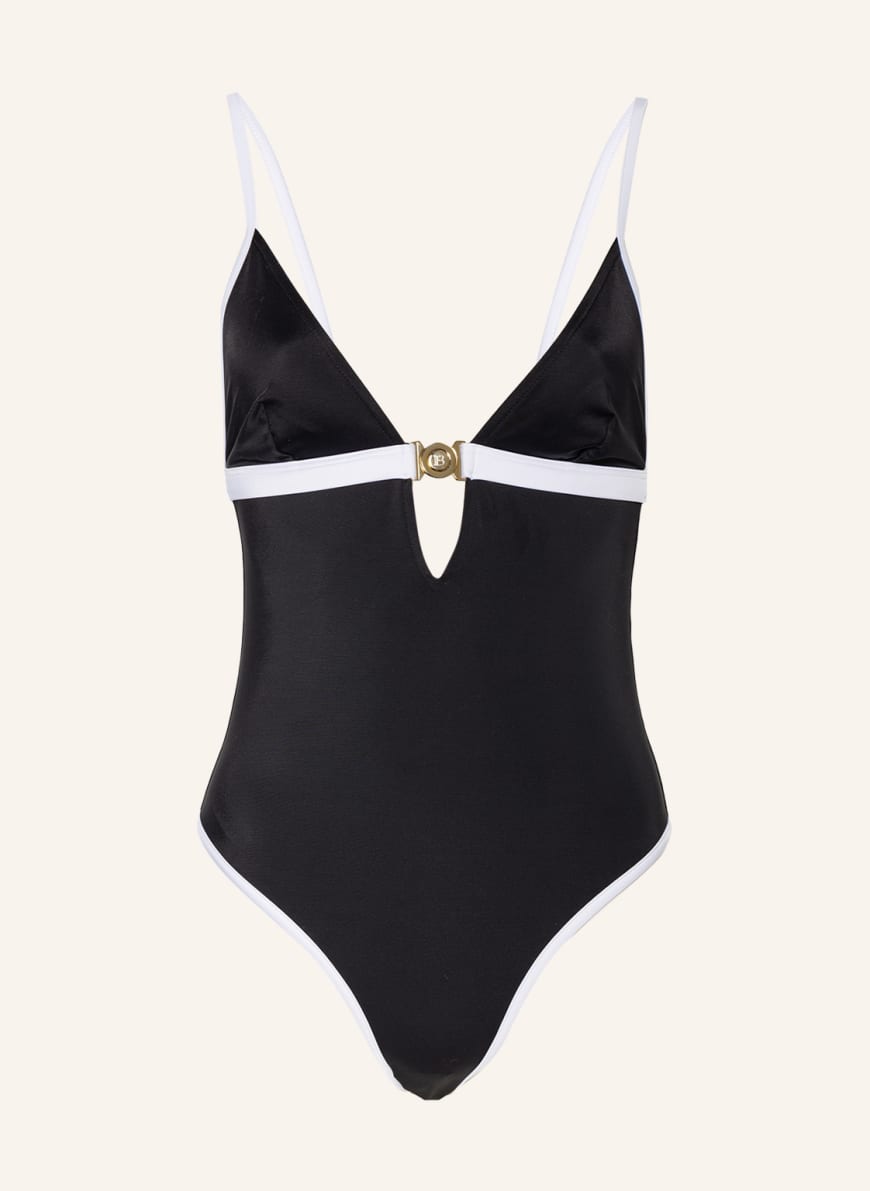 BALMAIN Swimsuit , Color: BLACK/ WHITE(Image 1)