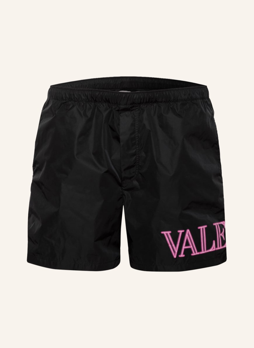 VALENTINO Swim shorts, Color: BLACK (Image 1)