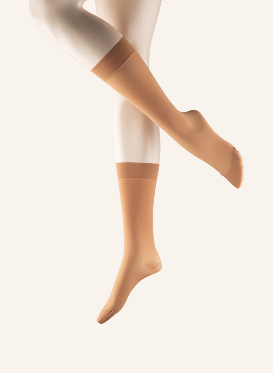 ITEM m6 Fine knee-high socks TRANSLUCENT, Color: 740 light beige(Image 1)