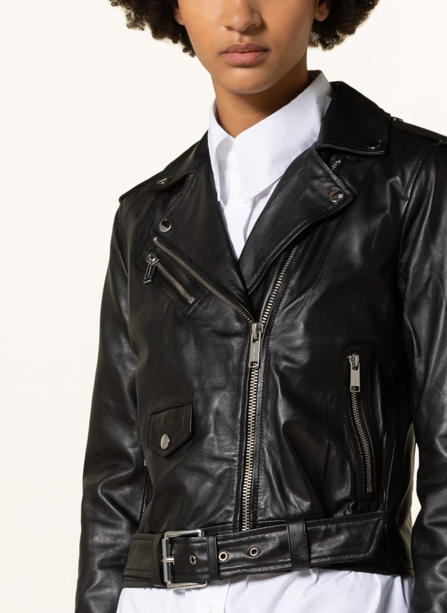 MICHAEL KORS Leather jacket in black | Breuninger