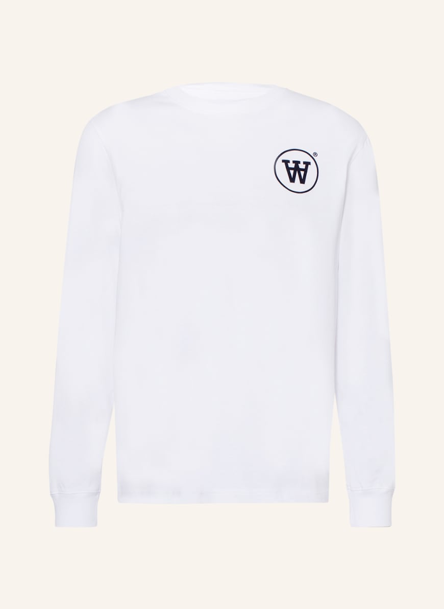 WOOD WOOD Long sleeve shirt MAK, Color: WHITE (Image 1)