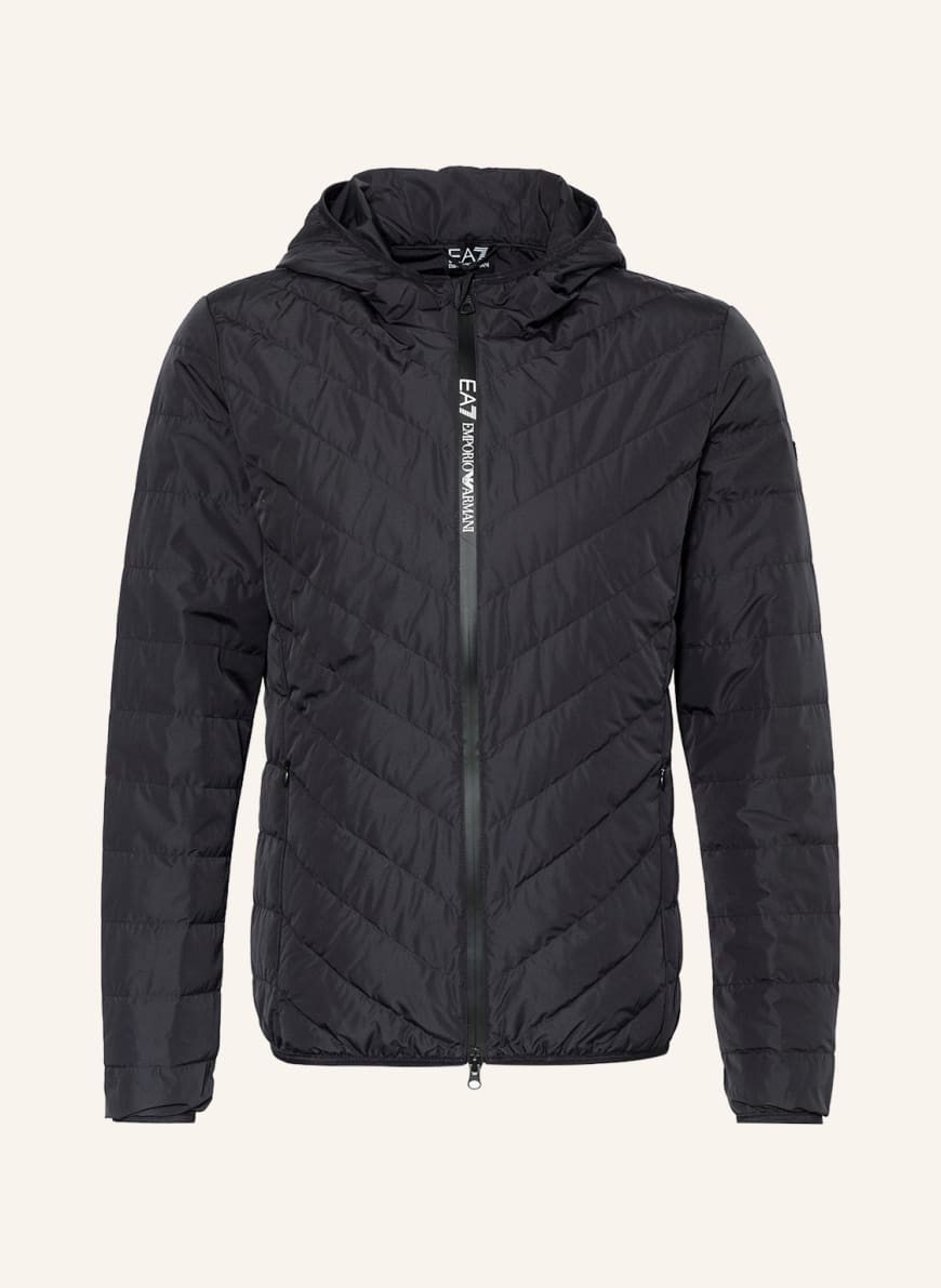 EA7 EMPORIO ARMANI Lightweight down jacket in black | Breuninger