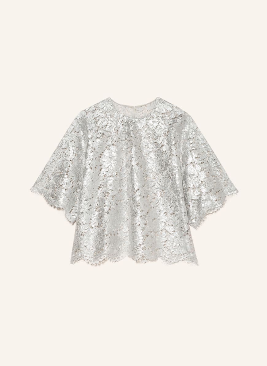 VALENTINO Lace shirt, Color: SILVER(Image 1)