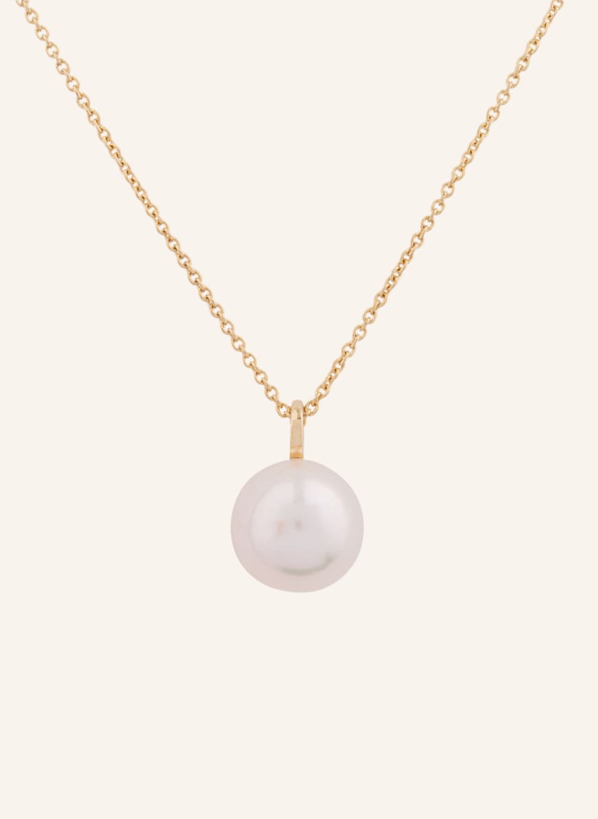 SOPHIE BILLE BRAHE Necklace PERLE SIMPLE, Color: WHITE/ GOLD(Image 1)