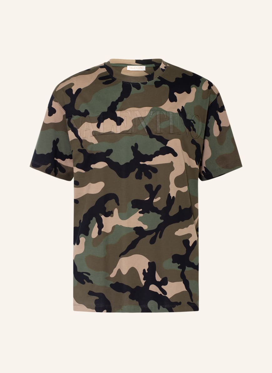 VALENTINO T-shirt , Color: BEIGE/ KHAKI/ BLACK (Image 1)