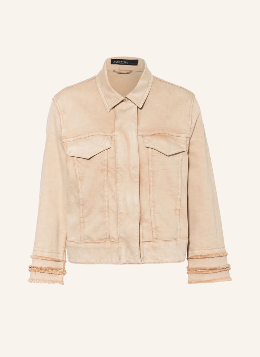 MARC CAIN Denim jacket in 617 granola 