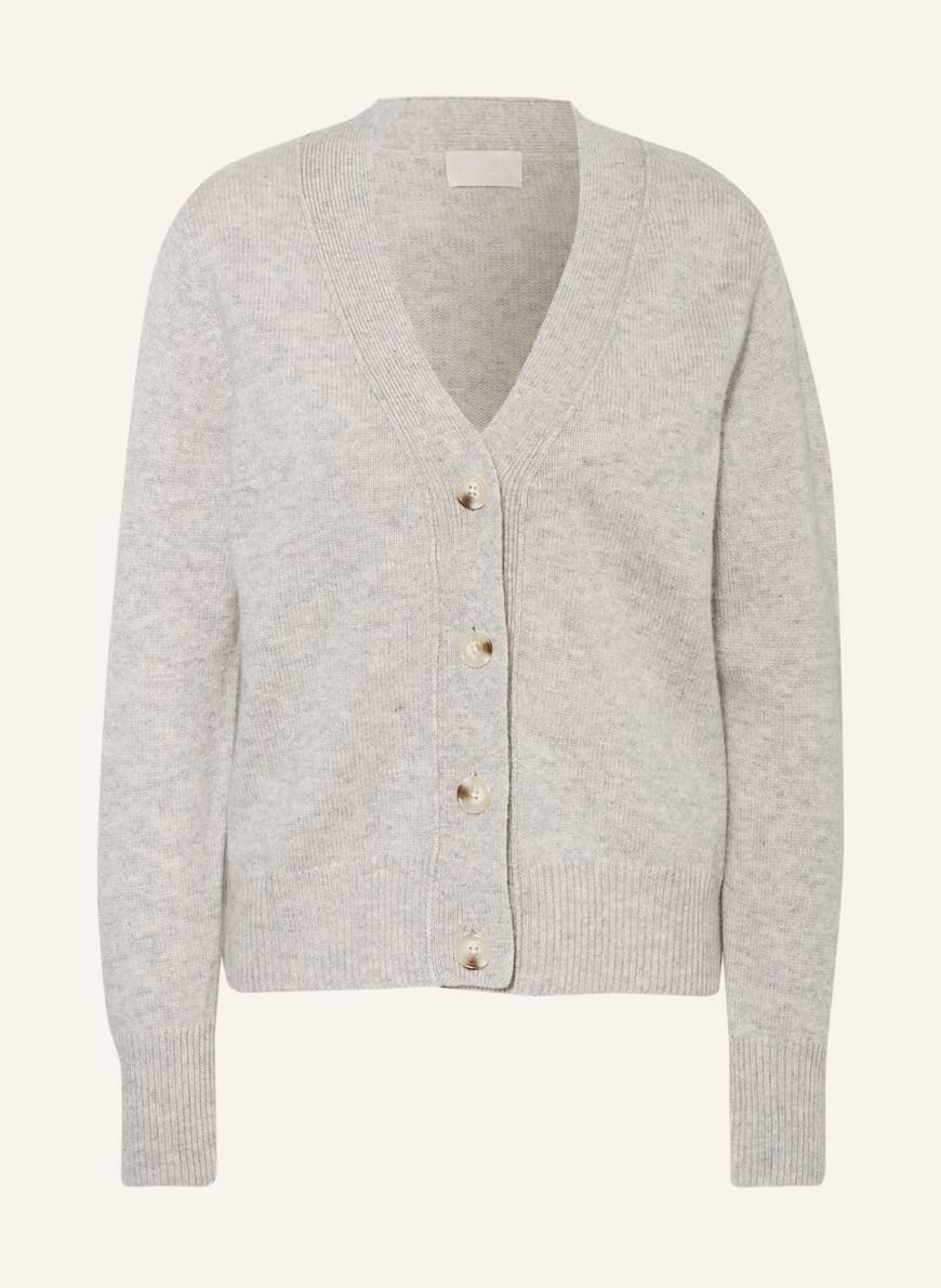 MRS & HUGS Cardigan in cashmere , Color: LIGHT GRAY (Image 1)