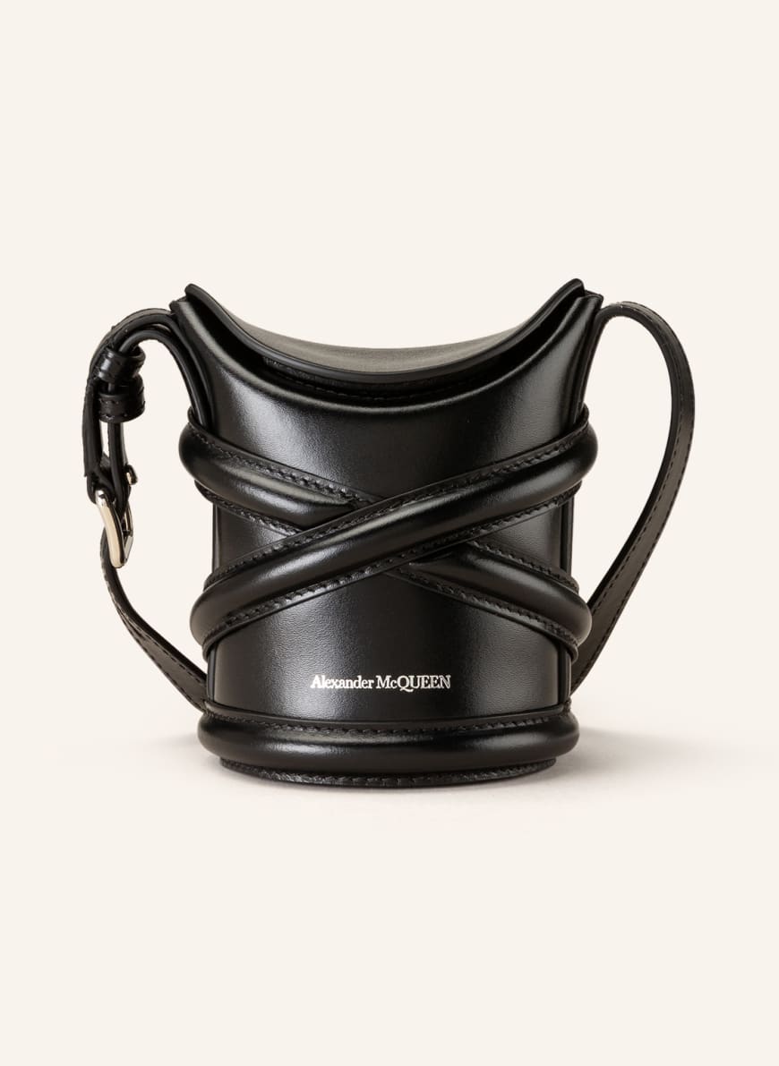 Alexander McQUEEN Shoulder bag THE CURVE MICRO, Color: BLACK (Image 1)