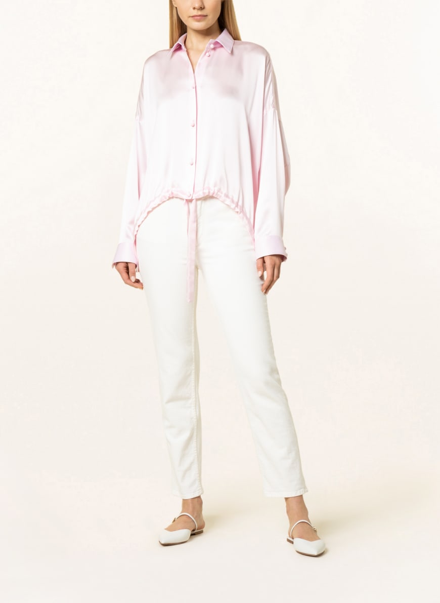 EMPORIO ARMANI Silk blouse in pink | Breuninger