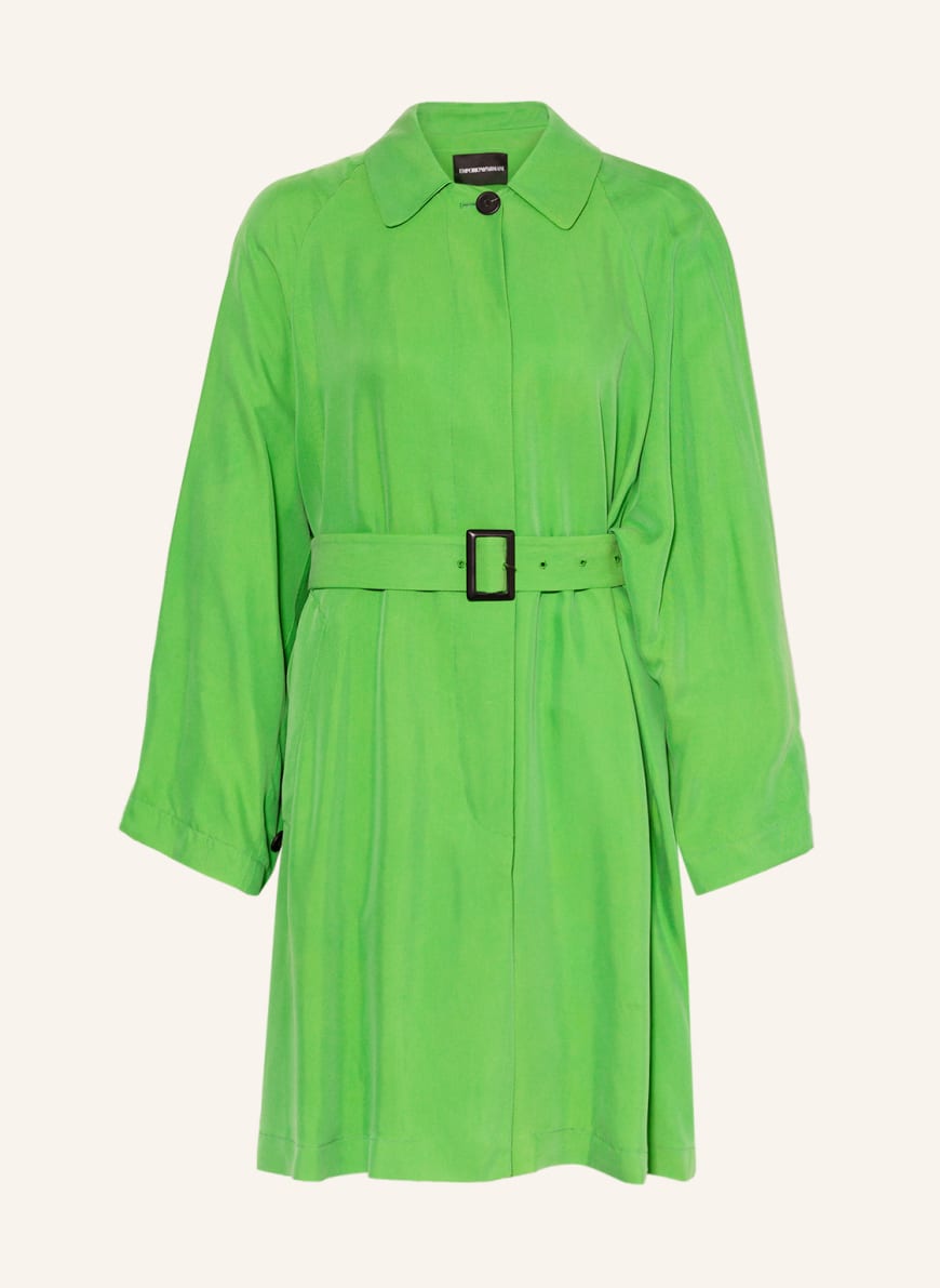 EMPORIO ARMANI Trench coat, Color: GREEN (Image 1)