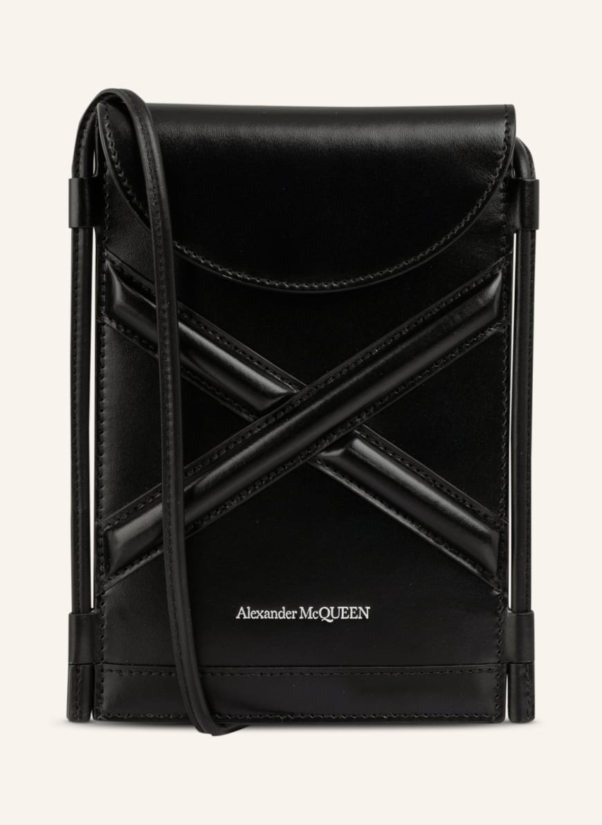 Alexander McQUEEN Smartphone pouch THE CURVE MICRO, Color: BLACK (Image 1)