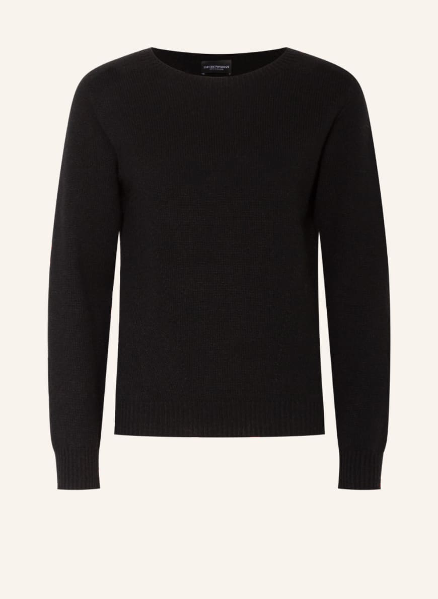 EMPORIO ARMANI Cashmere-Pullover, Farbe: SCHWARZ (Bild 1)