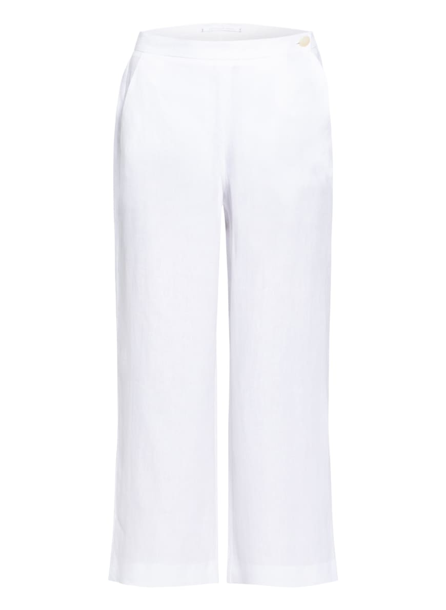 RAFFAELLO ROSSI Linen culottes ALBENA, Color: WHITE (Image 1)