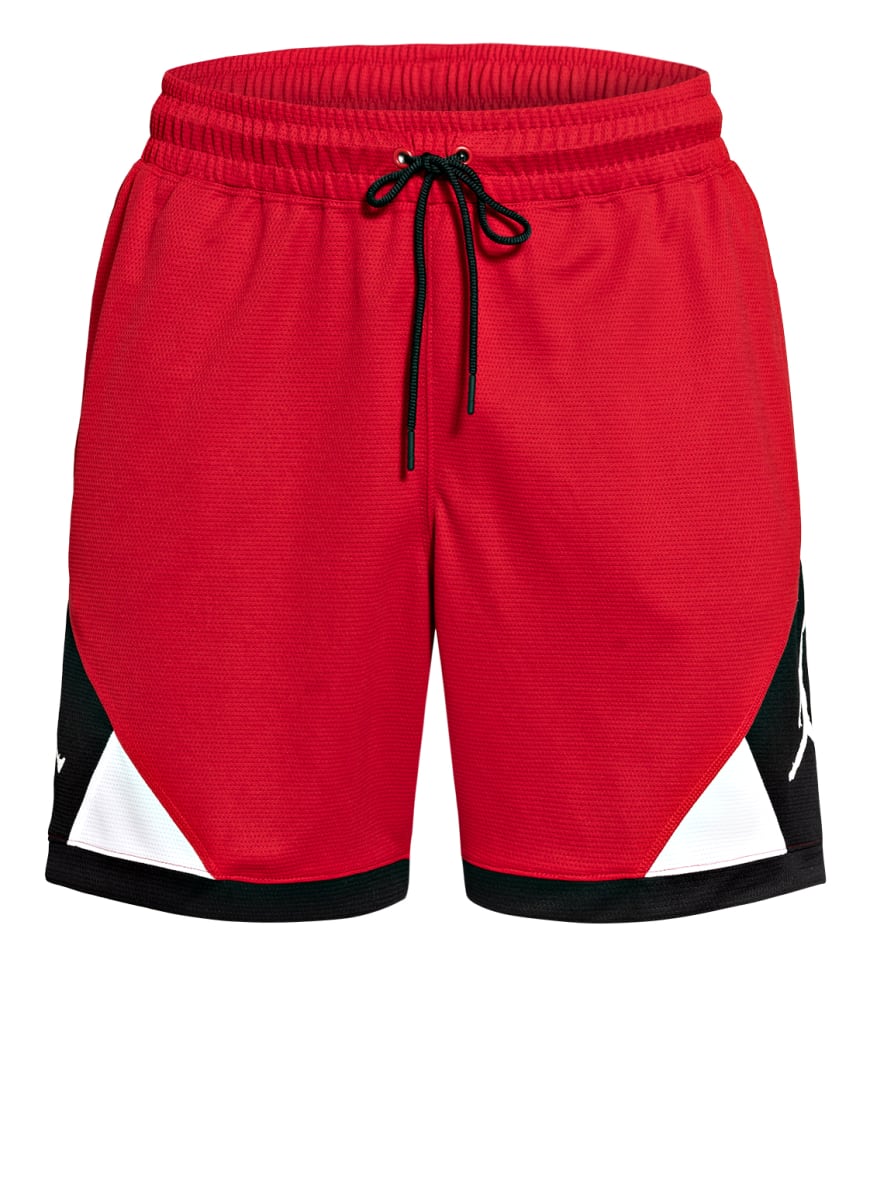 JORDAN Training shorts DRI-FIT AIR, Color: RED/ BLACK/ WHITE (Image 1)
