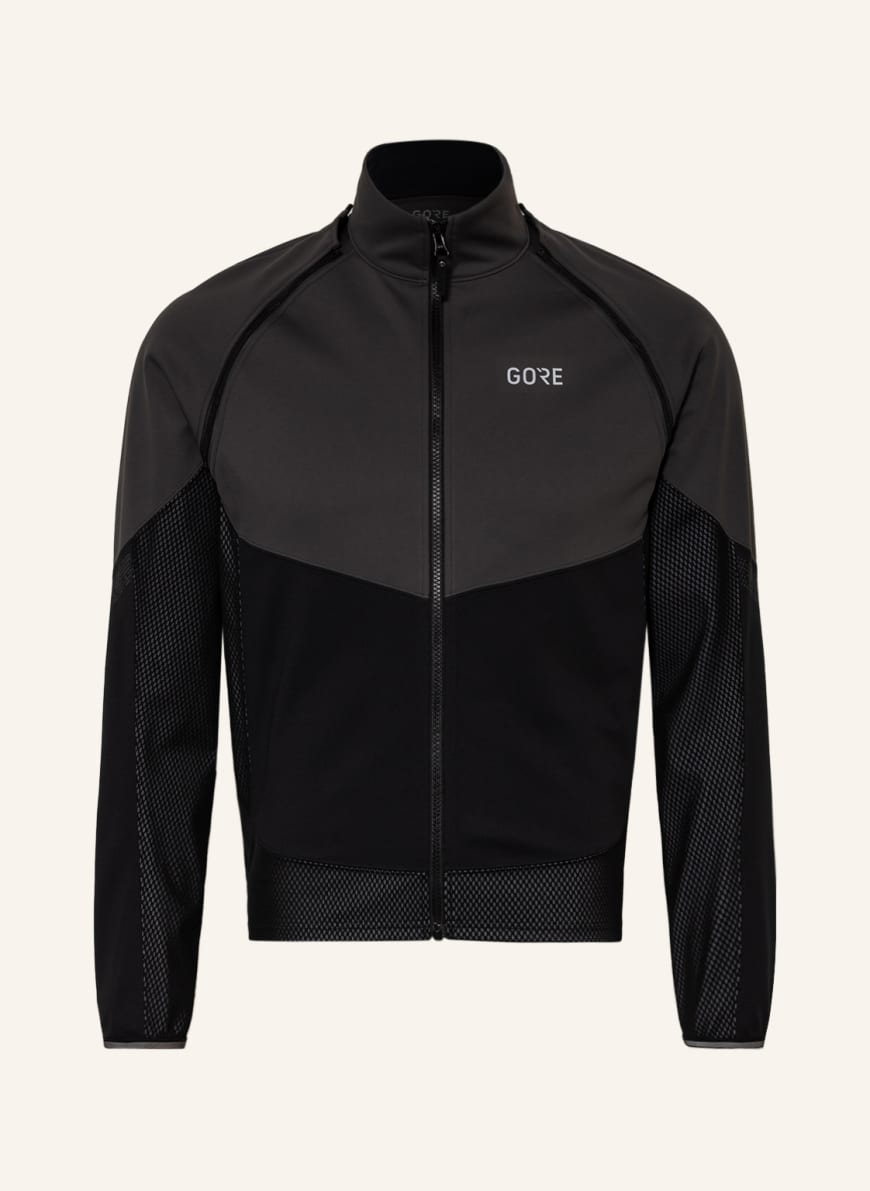 GORE BIKE WEAR Cycling jacket PHANTOM with detachable sleeves, Color: BLACK/ DARK GRAY(Image 1)