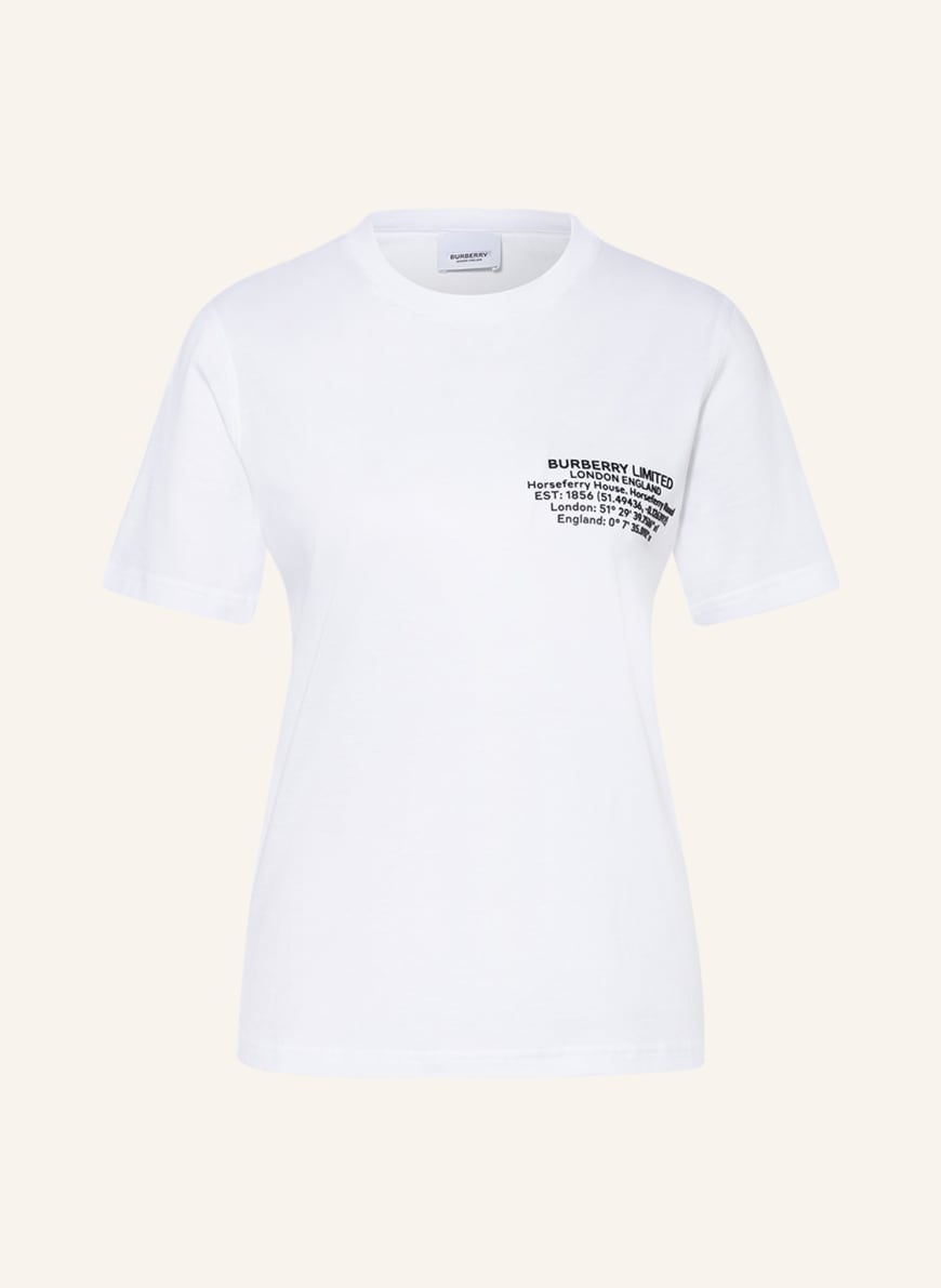 BURBERRY T-shirt JEMMA in white | Breuninger