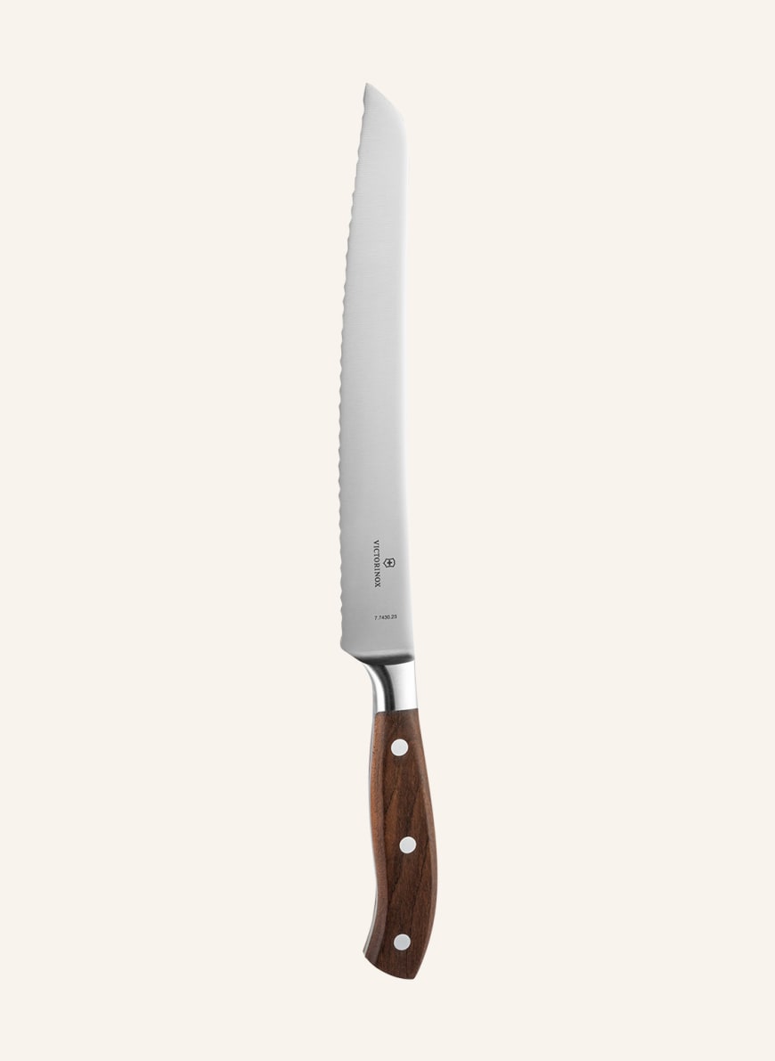 VICTORINOX Bread knife, Color: DARK BROWN/ SILVER (Image 1)