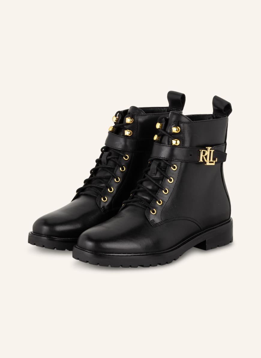LAUREN RALPH LAUREN Lace-up boots ELRIDGE in black | Breuninger