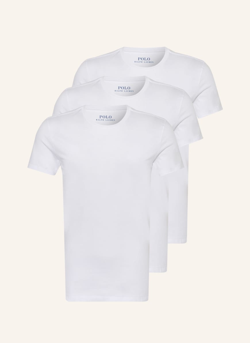 POLO RALPH LAUREN 3-pack T-shirts in white | Breuninger