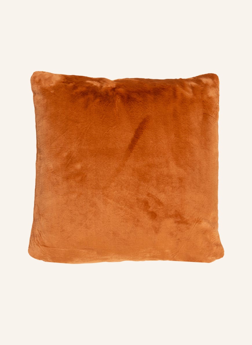 ESSENZA Faux fur decorative cushion FURRY, Color: COGNAC(Image 1)