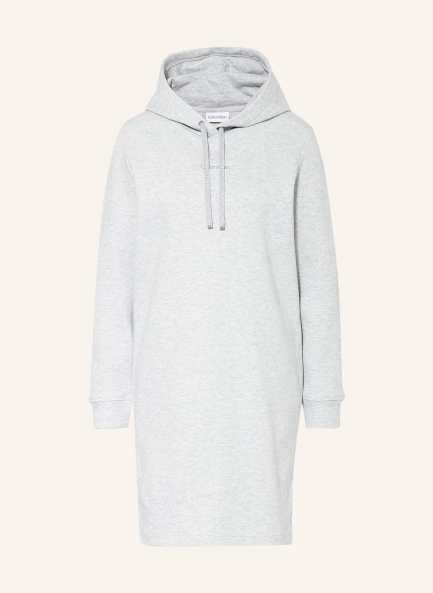 Calvin Klein Hoodie dress in light gray 