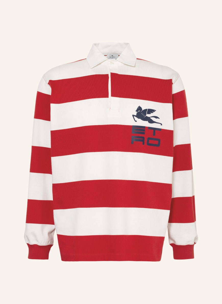 ETRO Jersey polo shirt , Color: WHITE/ RED (Image 1)