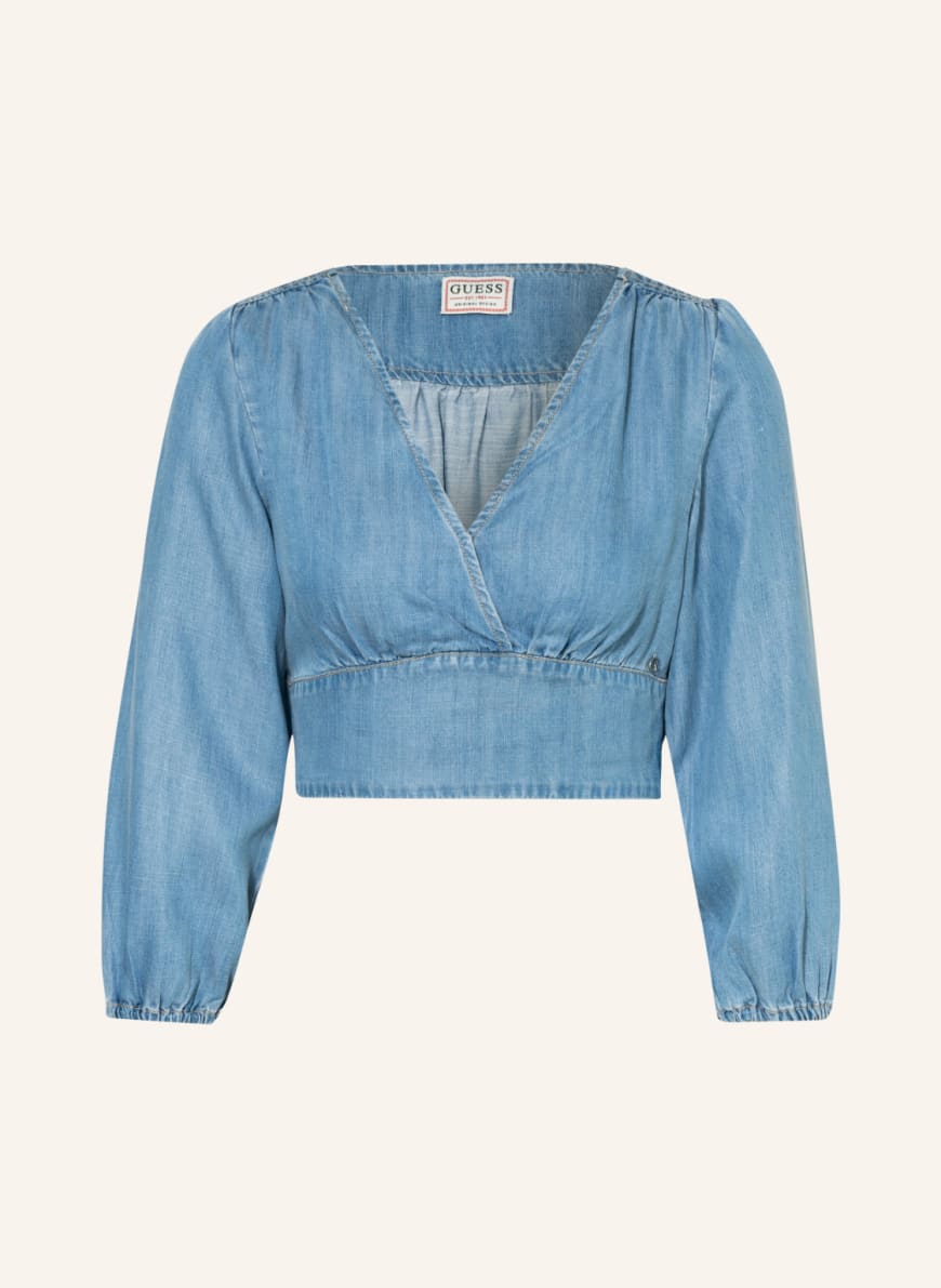 GUESS Blouse top LIEZEL in denim look 