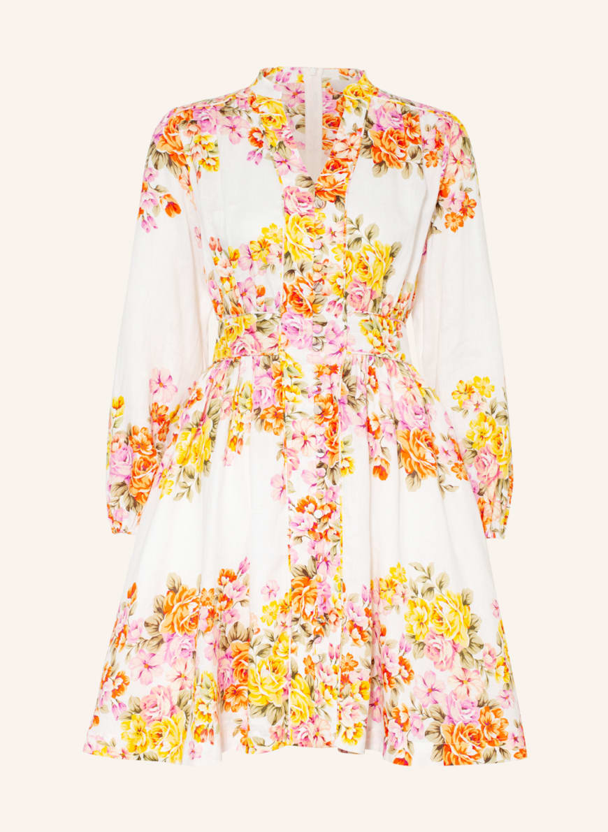 MRS & HUGS Linen dress in yellow/ red/ olive - Buy Online! | Breuninger