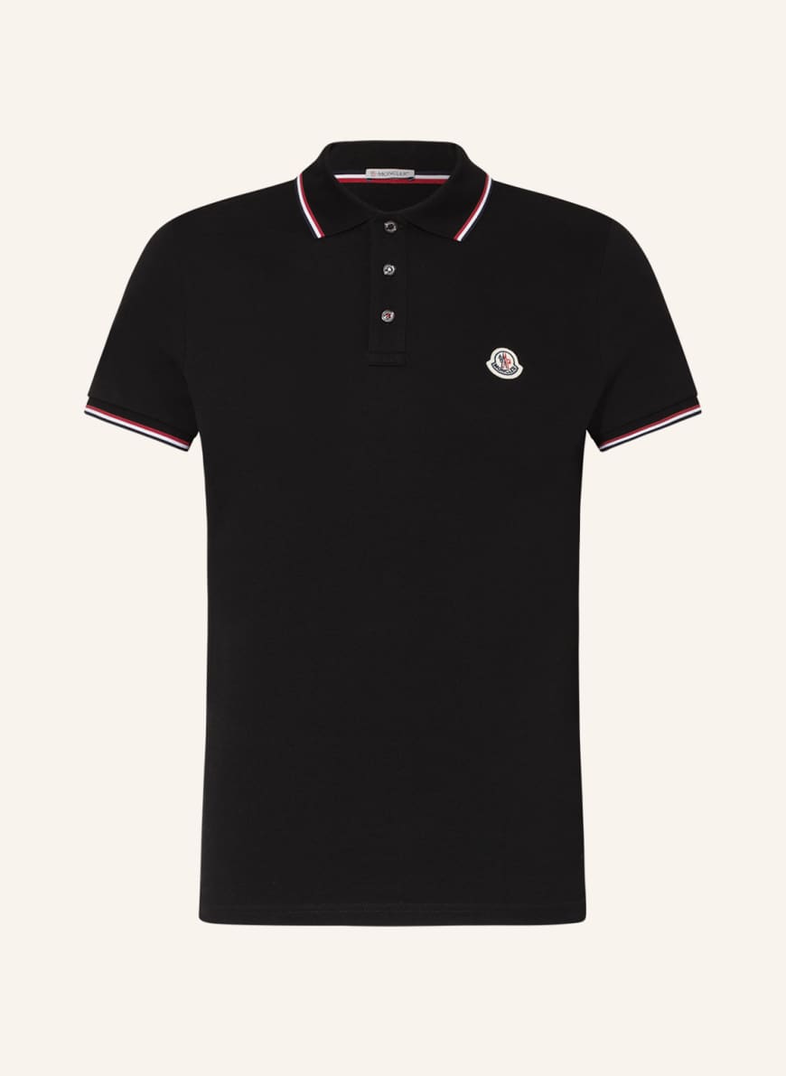 moncler white polo