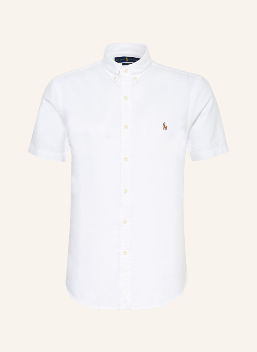 Polo ralph lauren hemd weiss kurzarm clearance