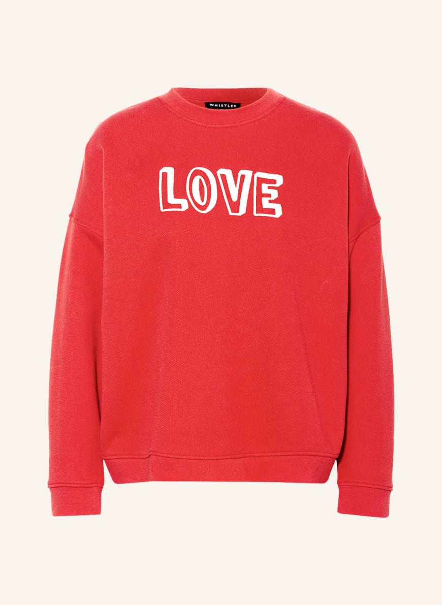 WHISTLES Sweatshirt , Color: RED (Image 1)