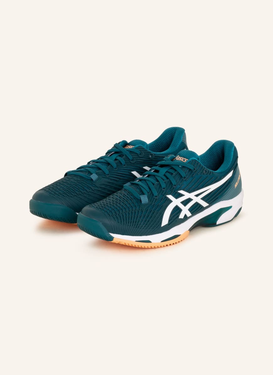 ASICS Tennis shoes SOLUTION SPEED™ FF 2, Color: TEAL/ WHITE (Image 1)