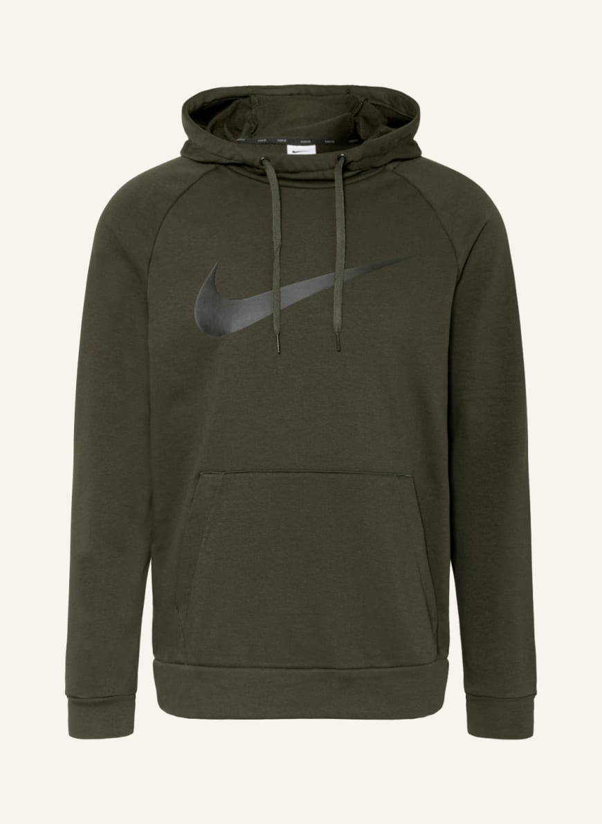 Nike Hoodie DRI-FIT, Farbe: DUNKELGRÜN/ SCHWARZ (Bild 1)