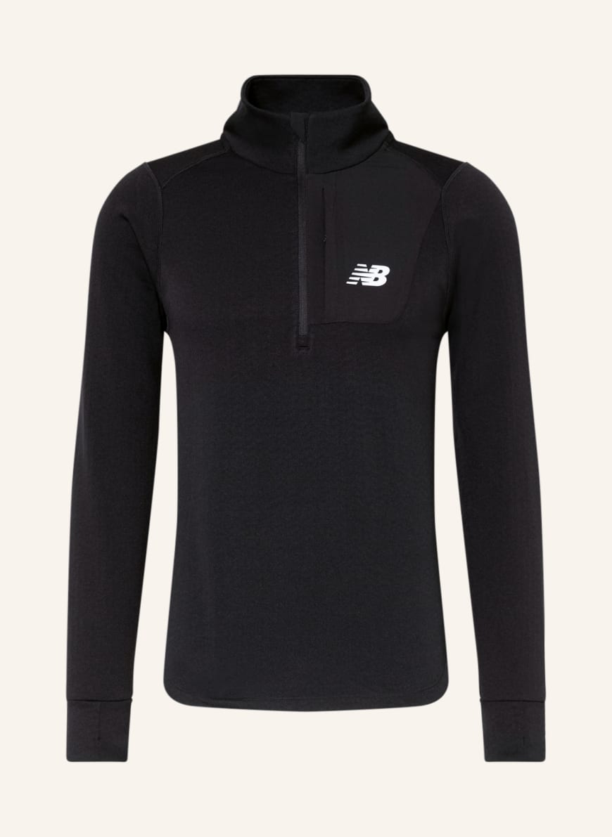 new balance Running shirt HEAT GRID, Color: BLACK (Image 1)