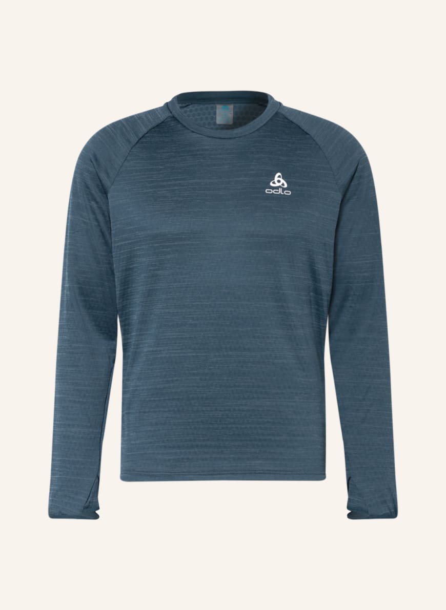 odlo Running shirt RUN EASY WARM, Color: BLUE (Image 1)