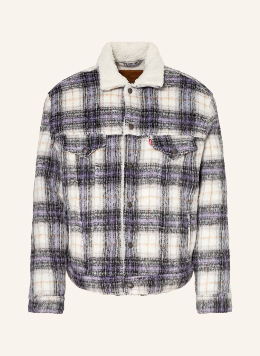 Levi's® Overshirt VINTAGE TRUCKER with teddy, Color: WHITE/ BLACK (Image 1)