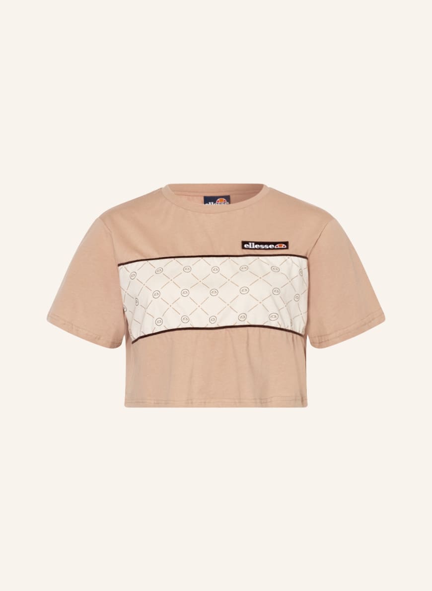 ellesse Cropped-Shirt FLOSSIE, Farbe: HELLBRAUN/ ECRU (Bild 1)