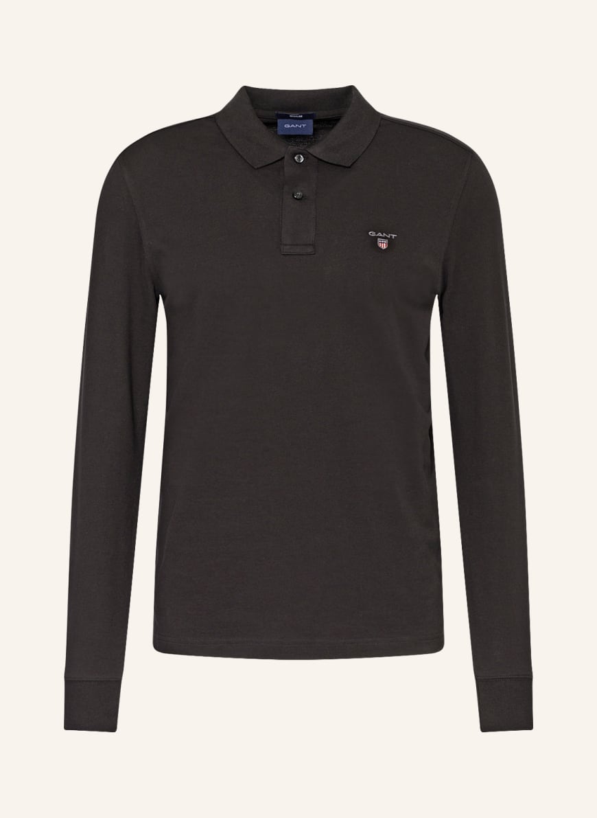 GANT Piqué polo shirt regular fit , Color: BLACK (Image 1)