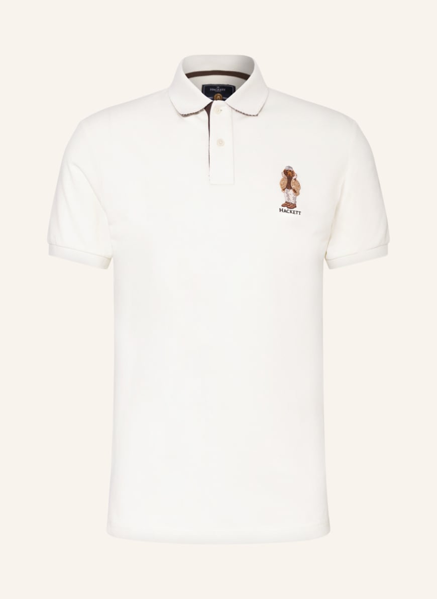HACKETT LONDON Piqué-Poloshirt, Farbe: ECRU (Bild 1)