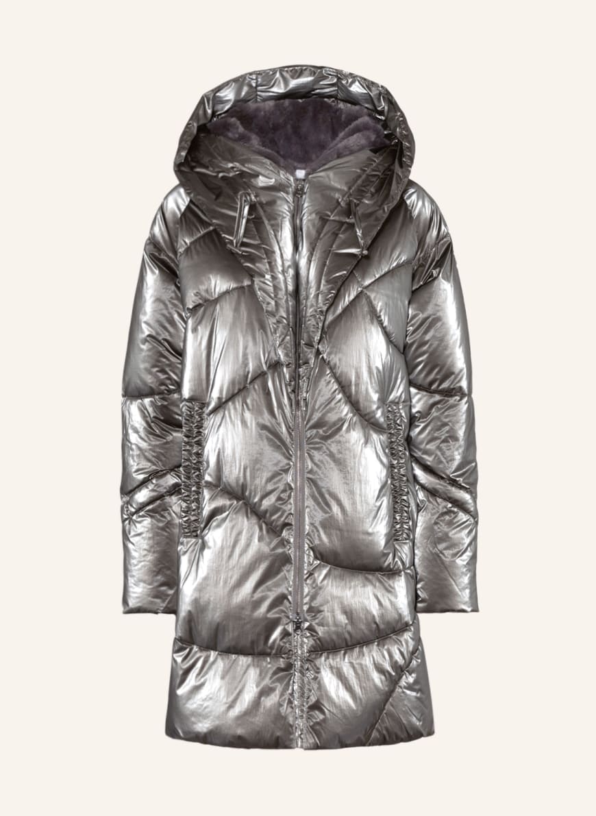 SPORTALM Quilted coat , Color: DARK GRAY(Image 1)