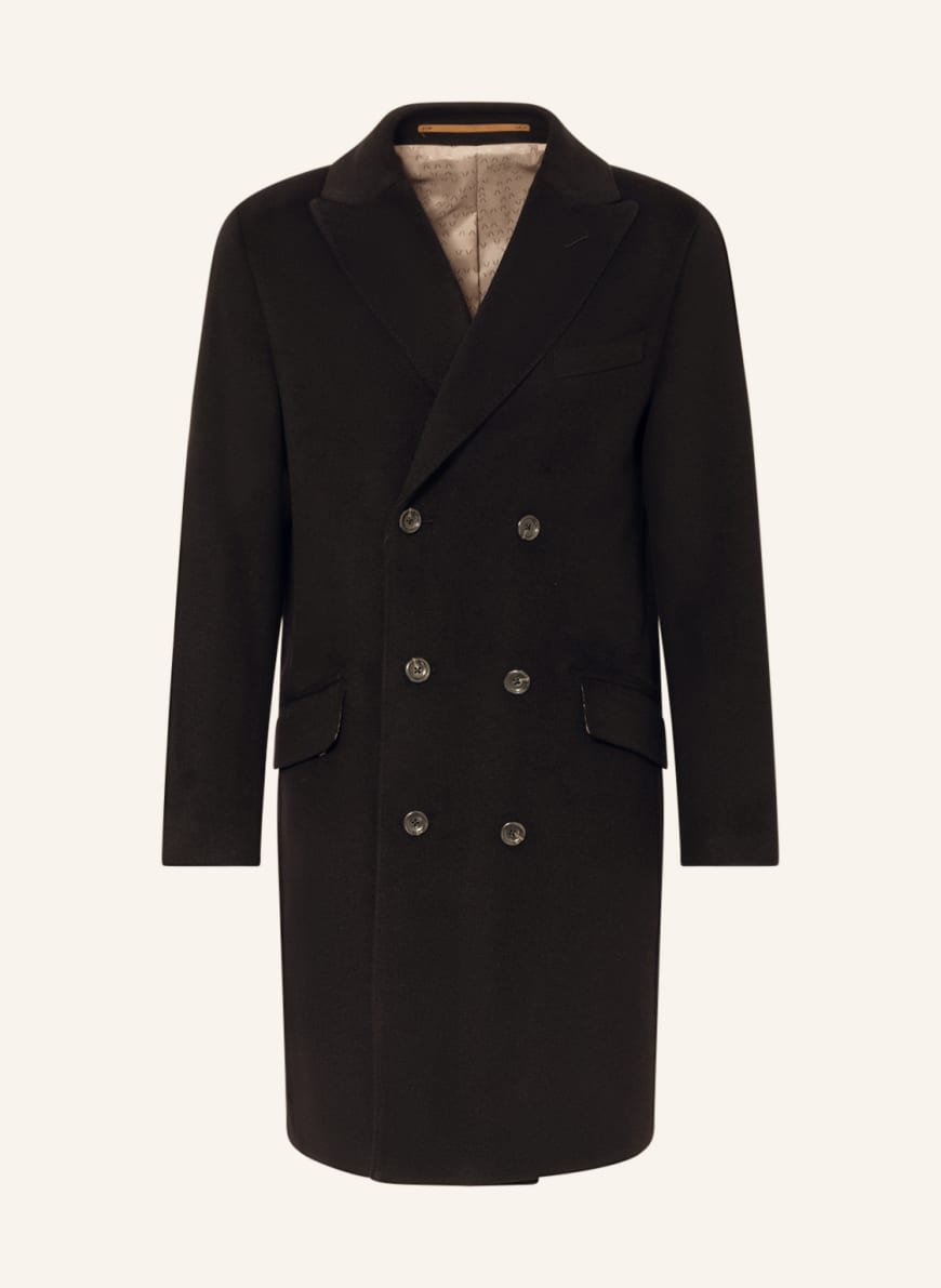 EDUARD DRESSLER Wool coat RAMON, Color: BLACK (Image 1)