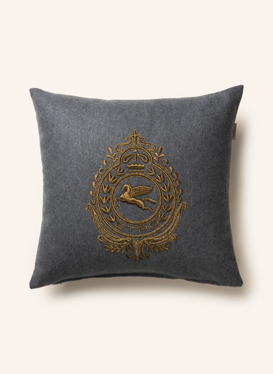 ETRO Home Decorative cushion, Color: DARK GRAY/ GOLD (Image 1)