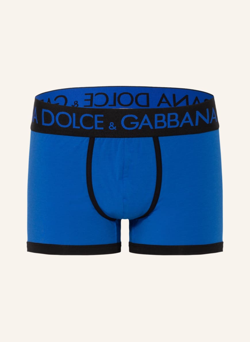 DOLCE & GABBANA Boxer shorts, Color: DARK BLUE/ BLACK (Image 1)