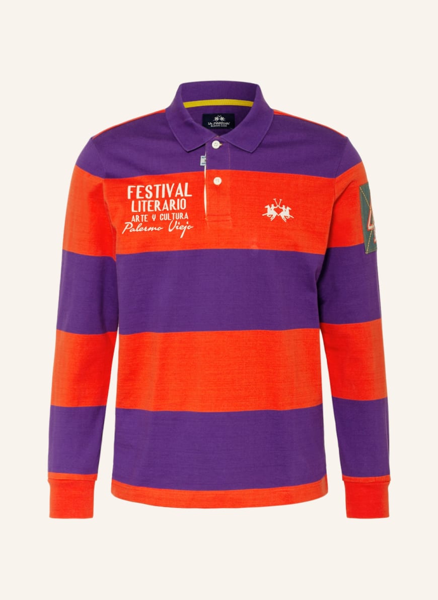 LA MARTINA Rugby shirt regular fit, Color: PURPLE/ RED (Image 1)