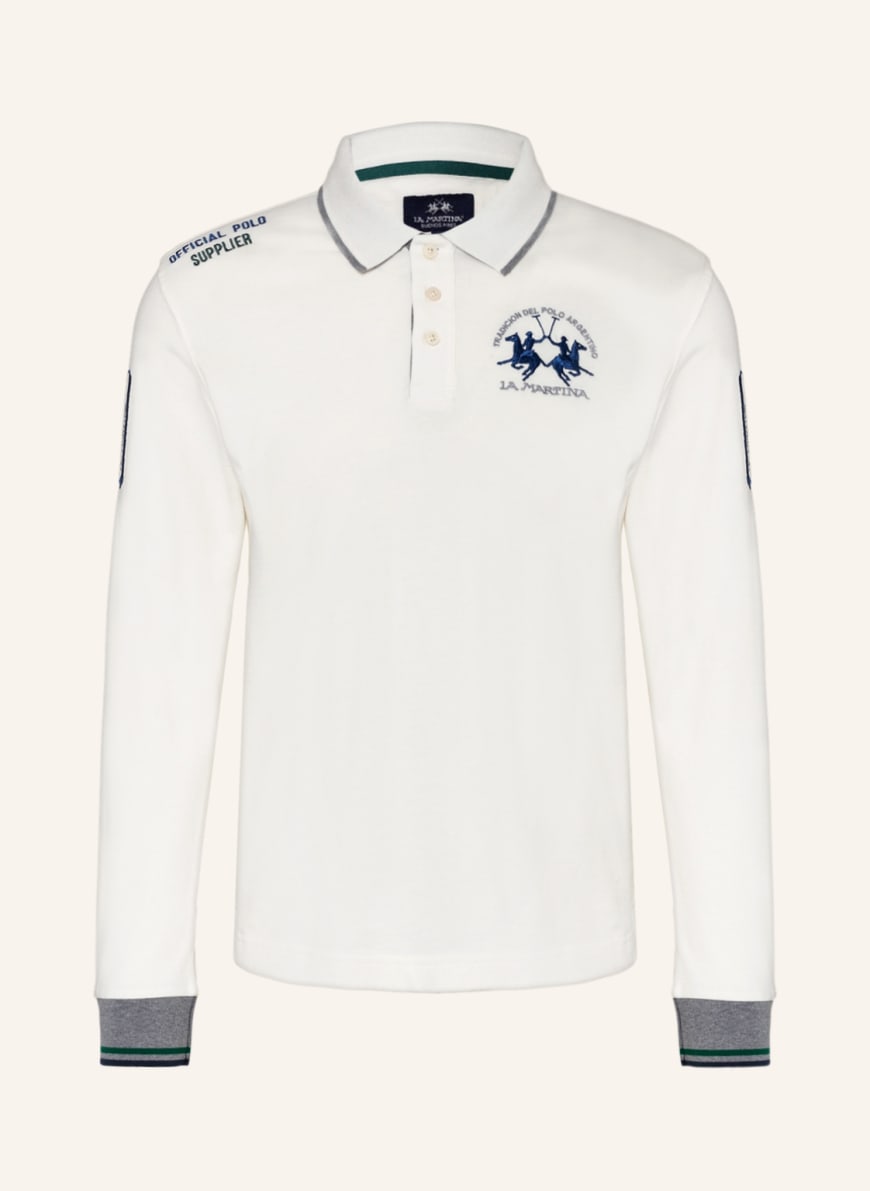 LA MARTINA Polo shirt slim fit, Color: WHITE (Image 1)