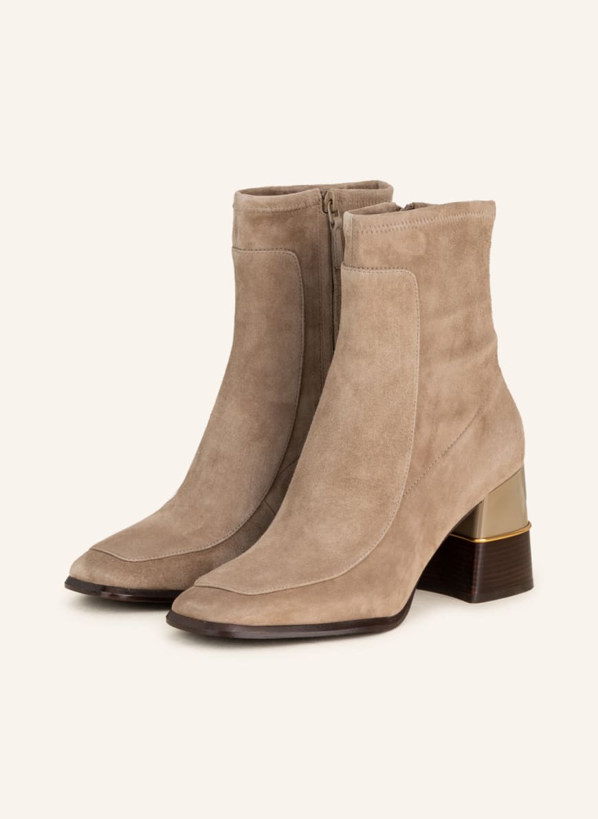 TORY BURCH Ankle boots, Color: CREAM (Image 1)