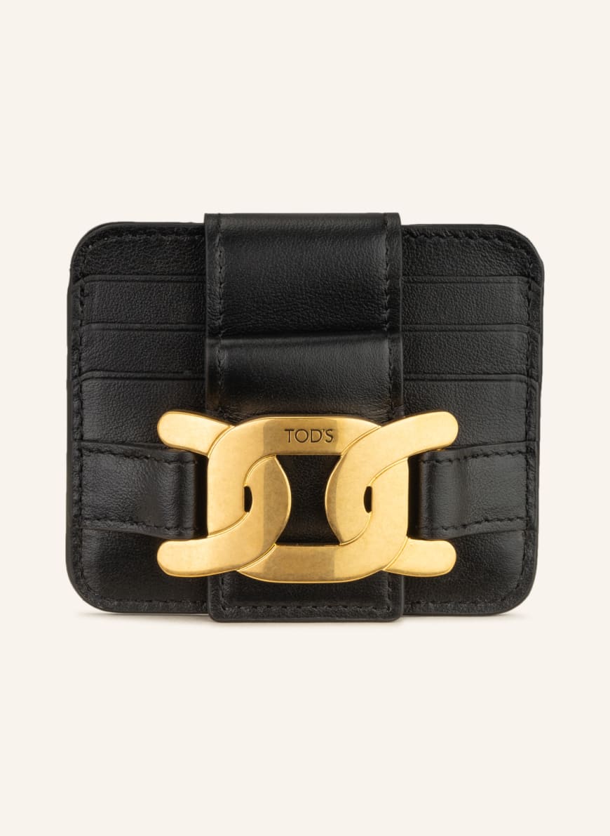 TOD'S Card case, Color: BLACK/ GOLD(Image 1)