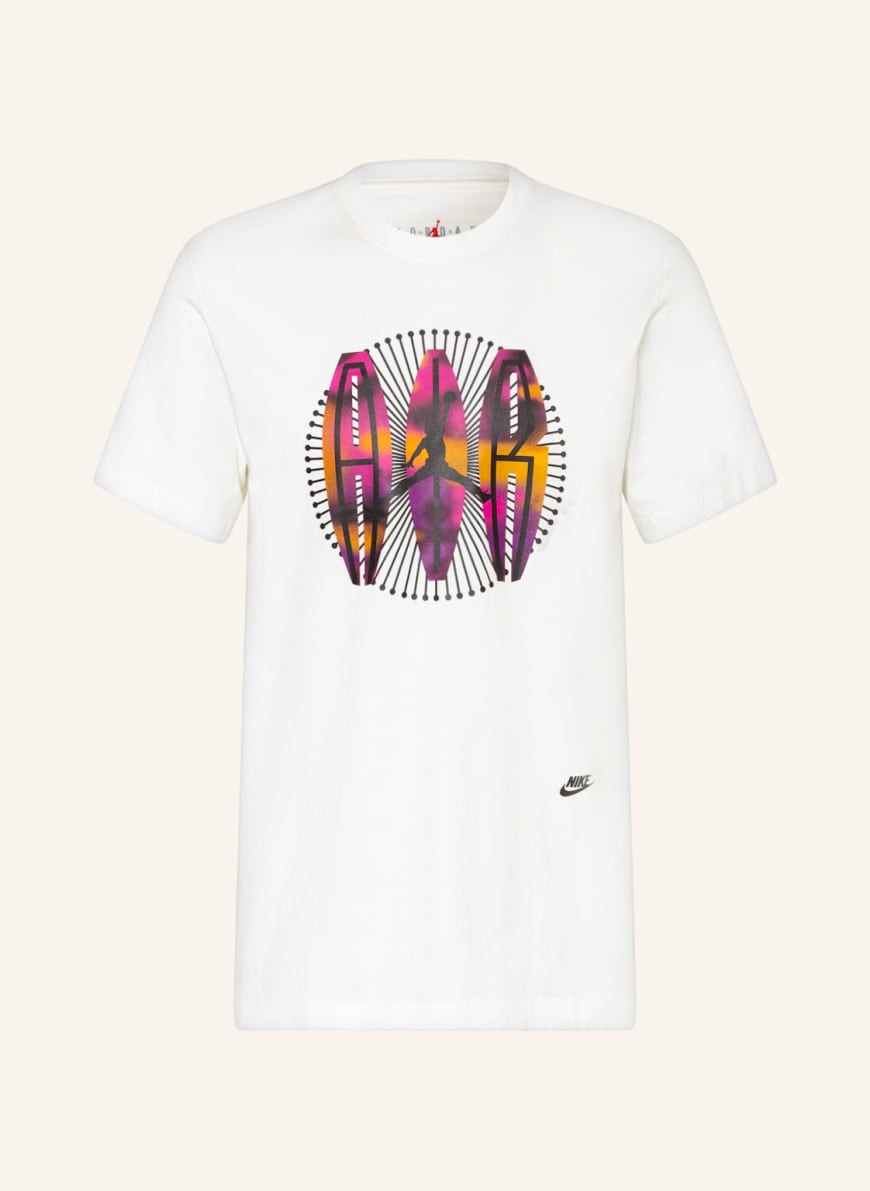JORDAN T-shirt JORDAN FLIGHT MVP, Color: WHITE/ BLACK/ PINK (Image 1)