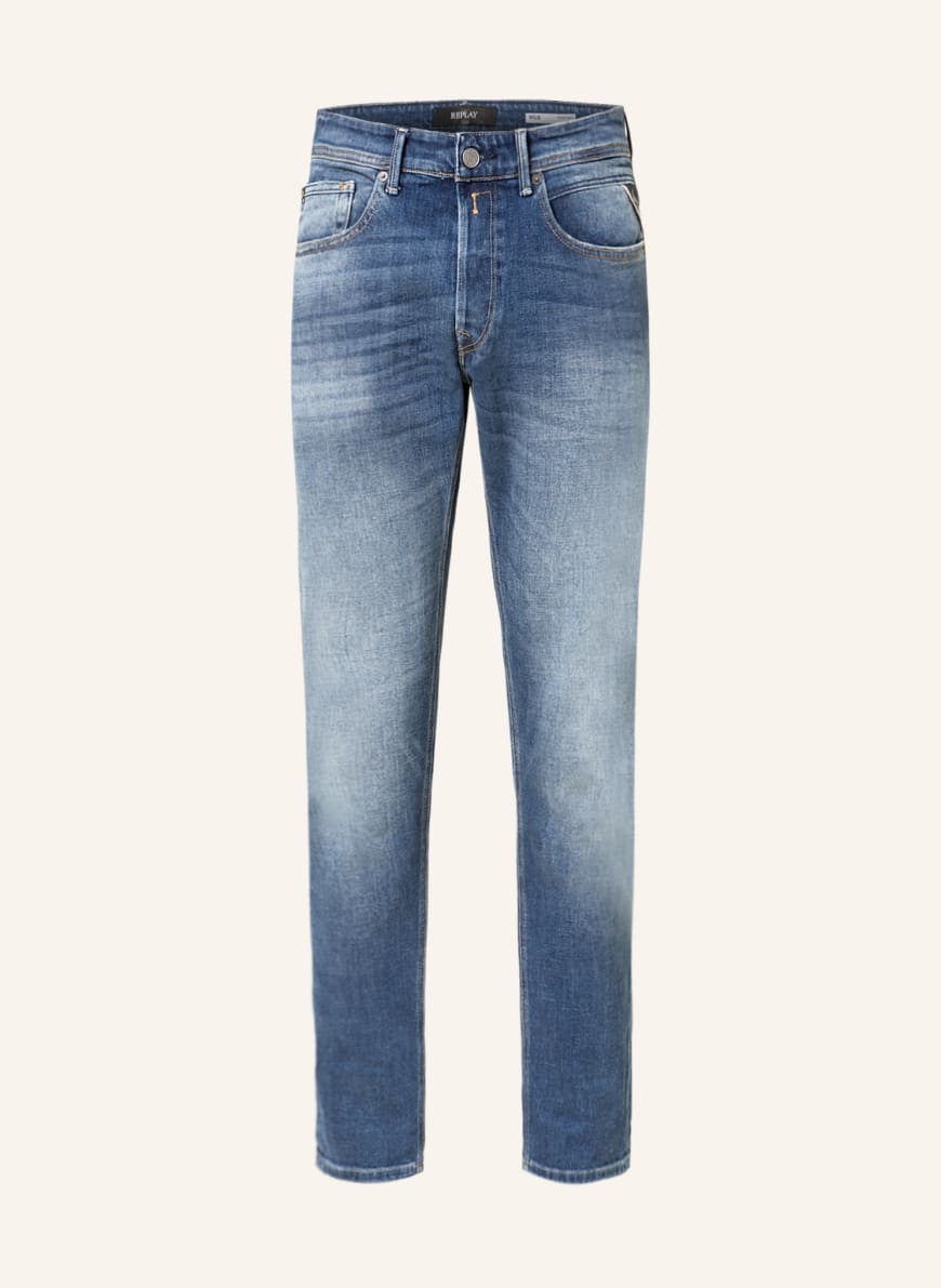 REPLAY Jeans WILLBI Regular Slim Fit , Farbe: 009 MEDIUM BLUE (Bild 1)