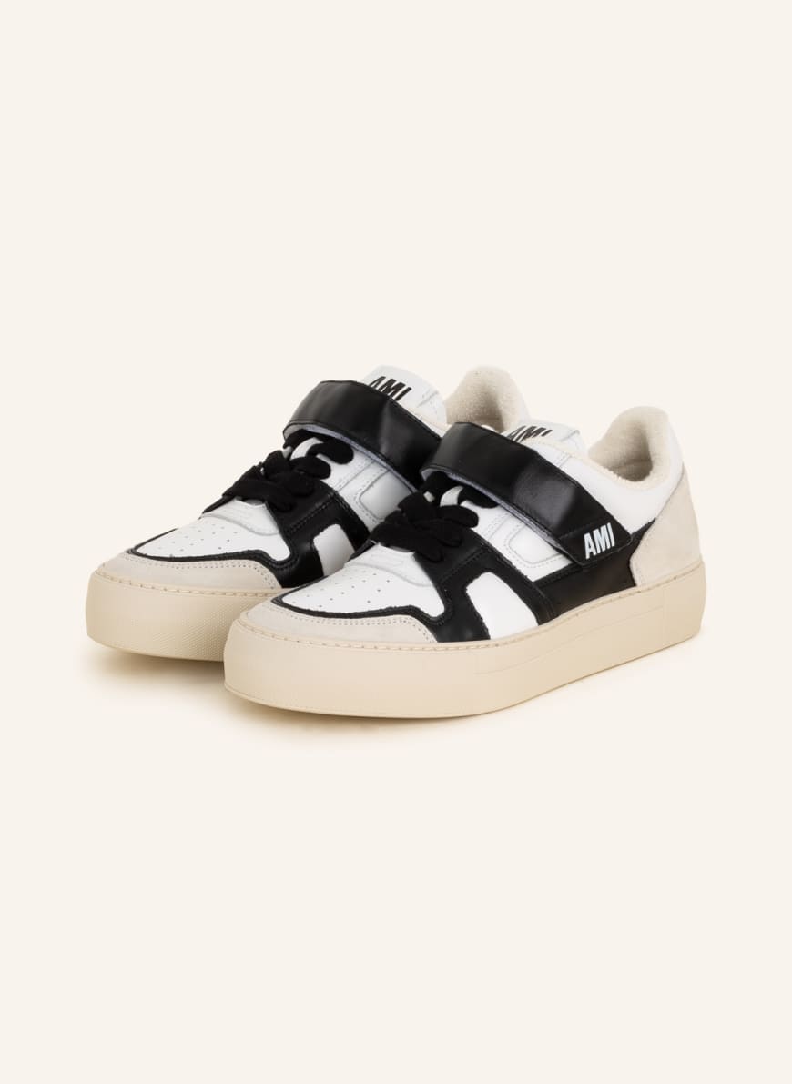 AMI PARIS Sneakers , Color: WHITE/ BLACK/ CREAM (Image 1)
